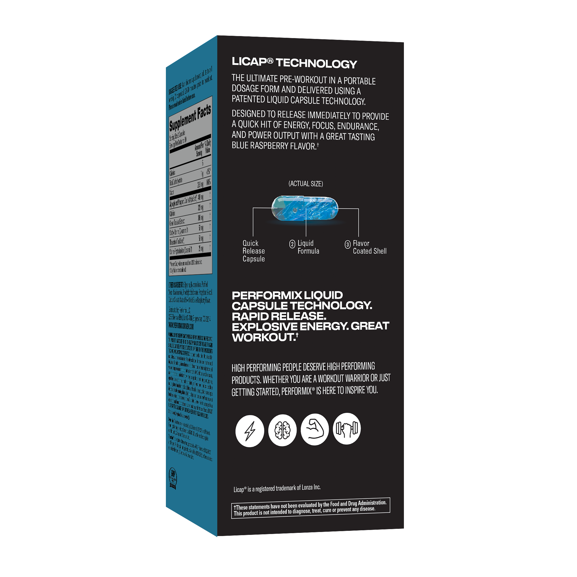 Performix Supercharged Preworkout 60ct