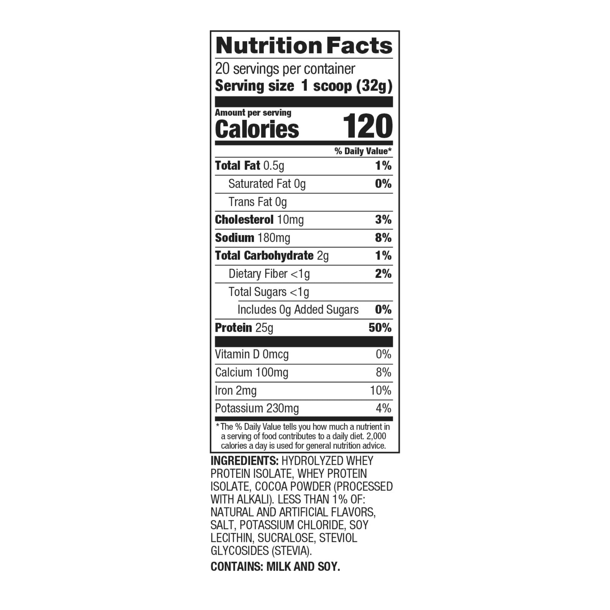 Aislado de proteína de suero ISO-100® Vainilla gourmet