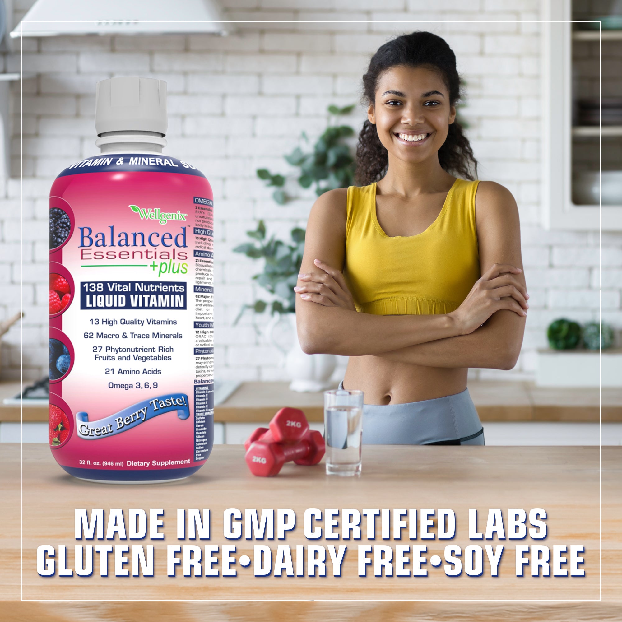 Vitaminas líquidas Balanced Essentials™ Plus