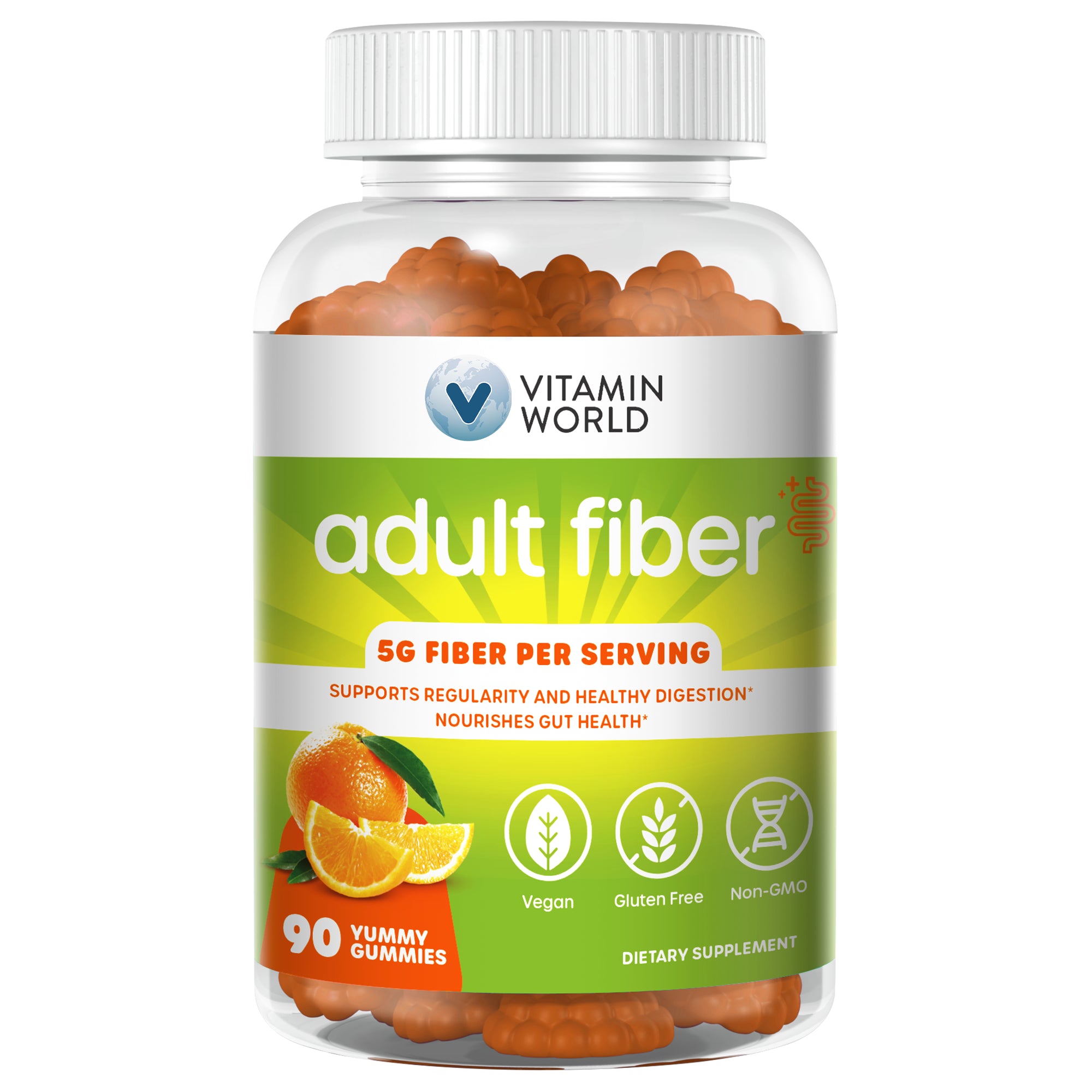 VW.Gomitas de fibra para adultos.90 g