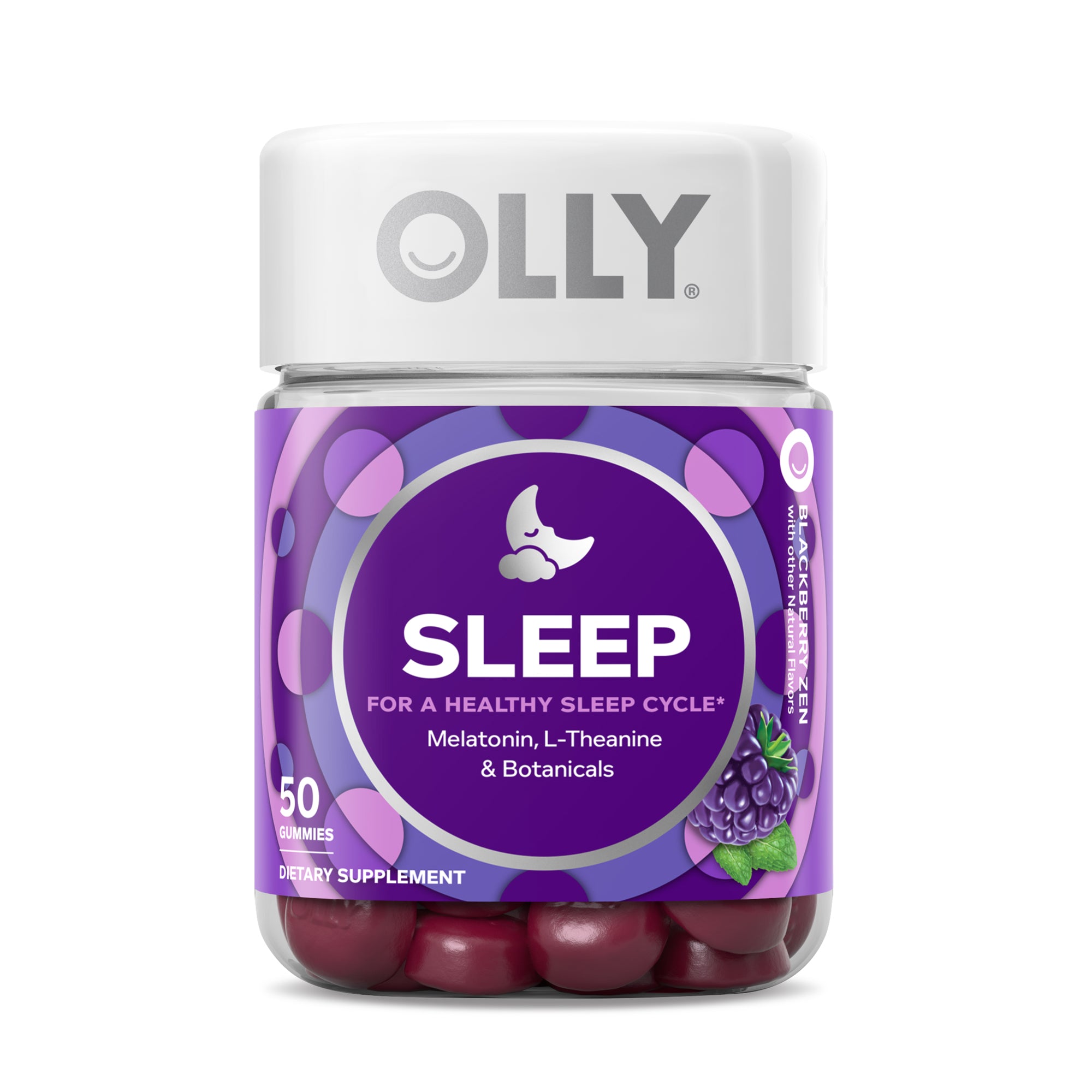 OLLY Sleep Blackberry Zen Gummies