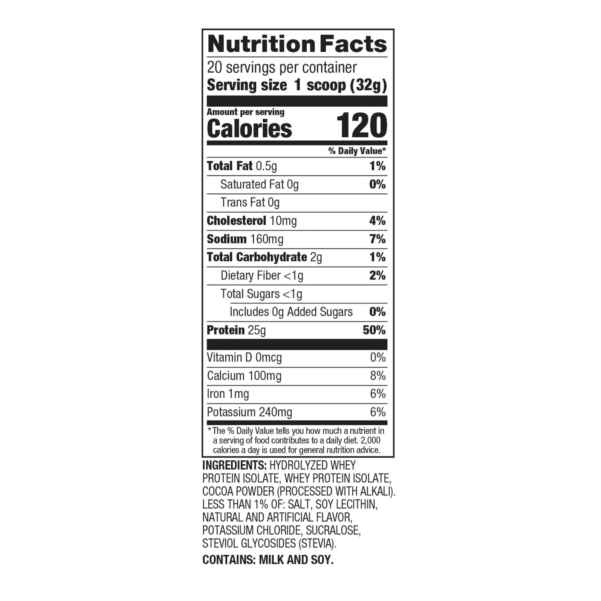 Aislado de proteína de suero ISO-100® Vainilla gourmet