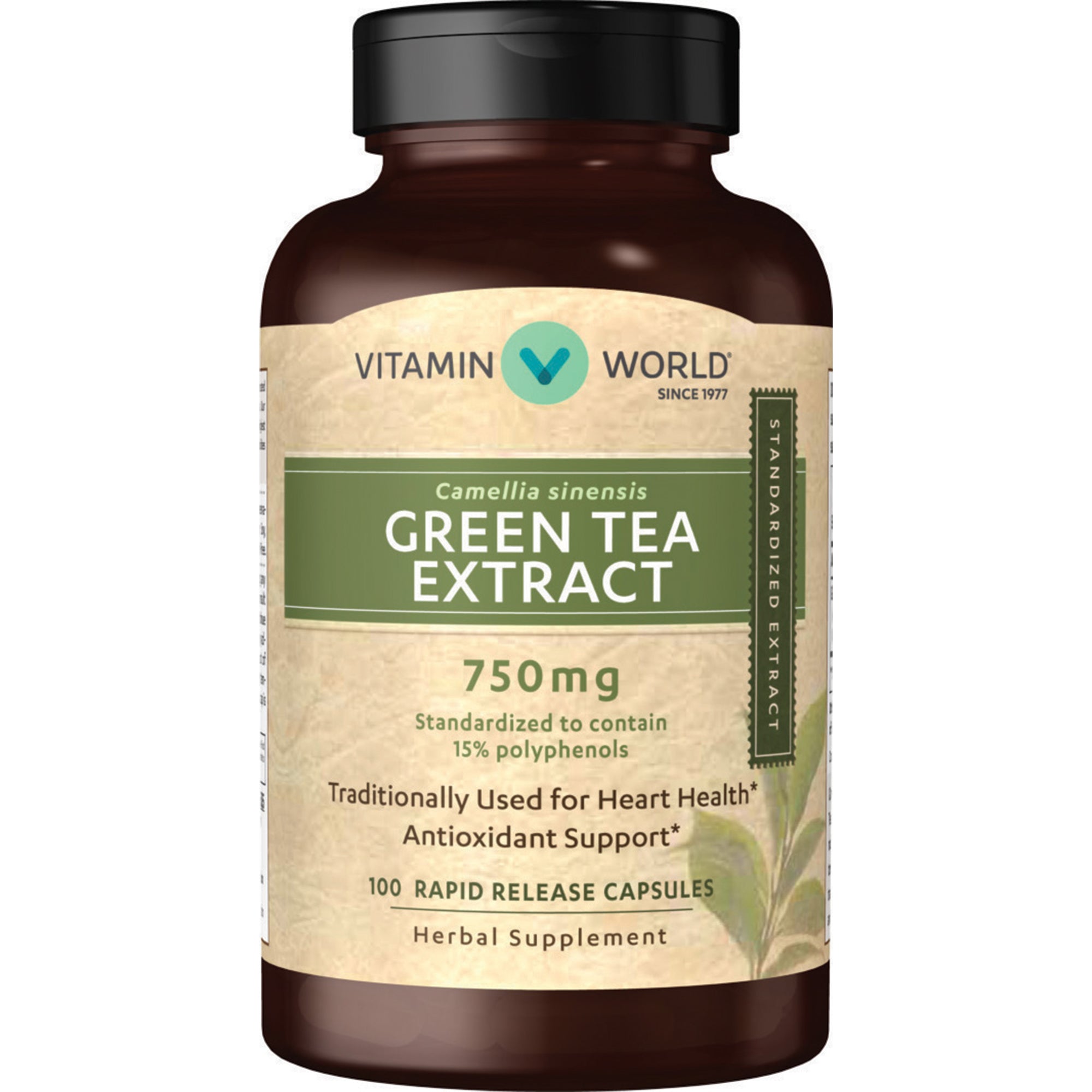 Extracto de té verde 750 mg