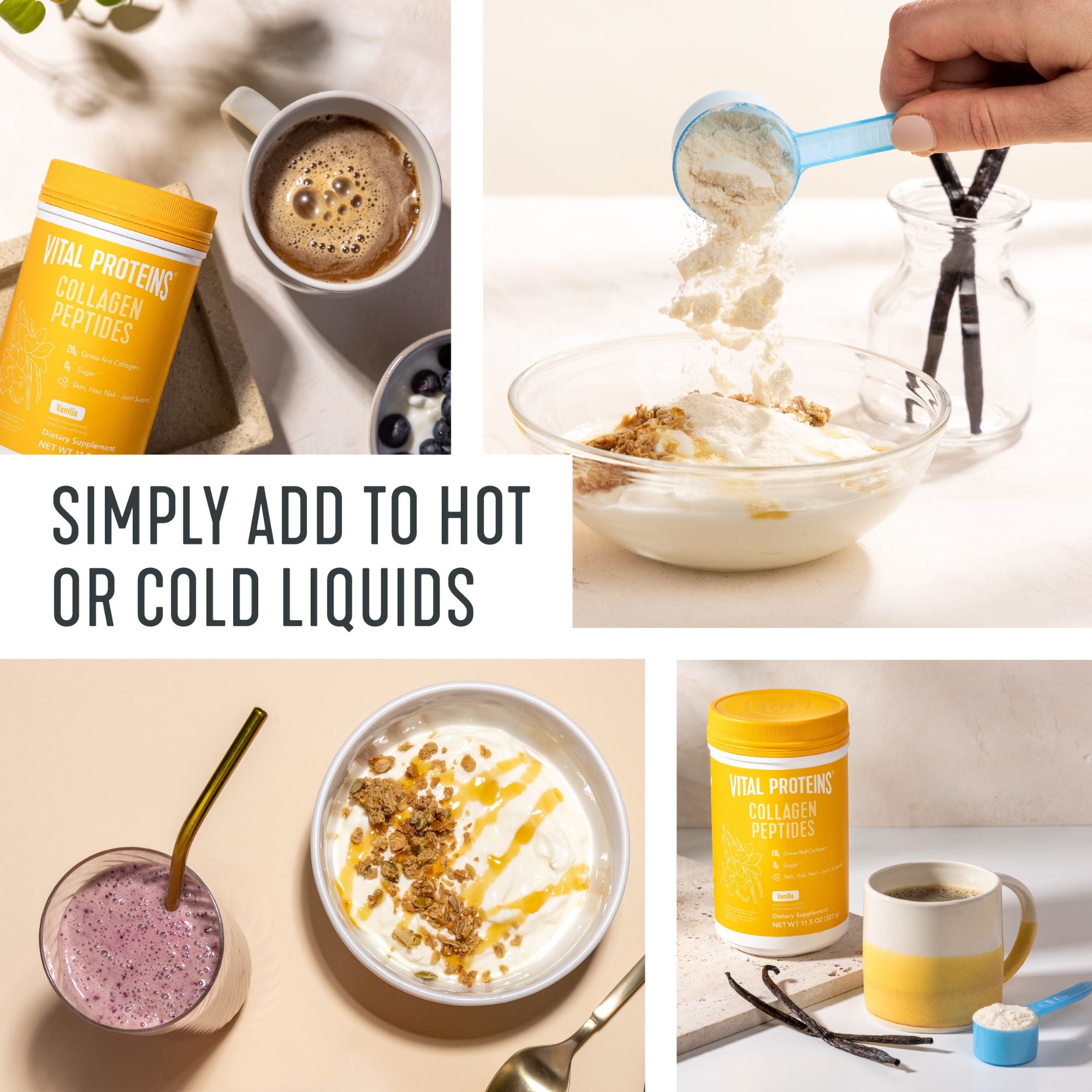 Péptidos de colágeno de vainilla de Vital Proteins