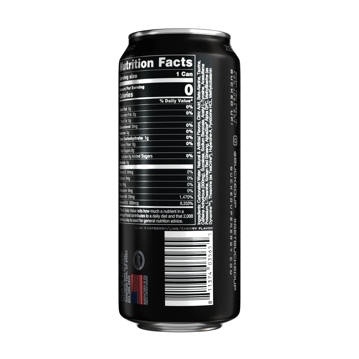 Bebida energética Bucked Up Rocket Pop, 12 unidades