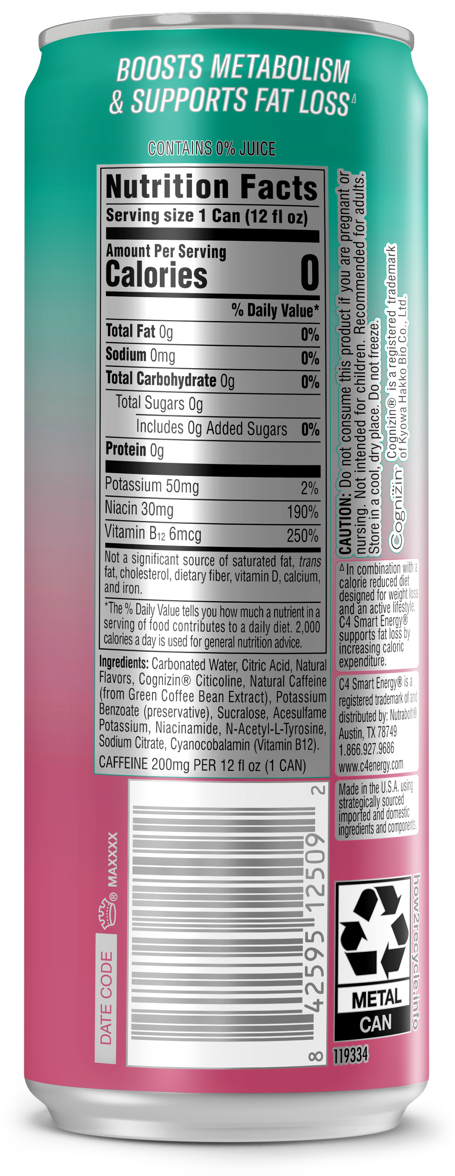 C4 Smart Energy Sparkling Watermelon Burst