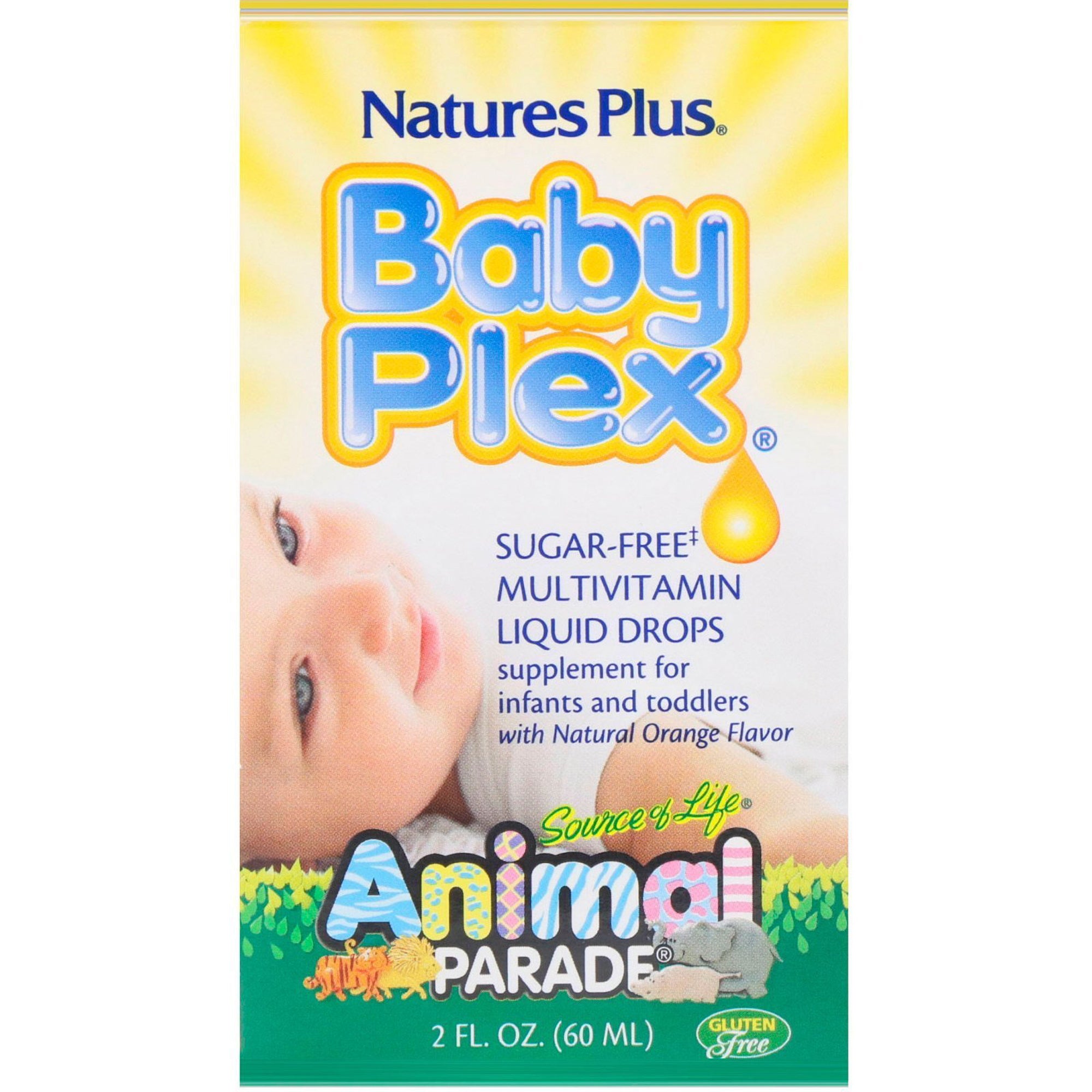 Multivitaminas líquidas Animal Parade Baby Plex