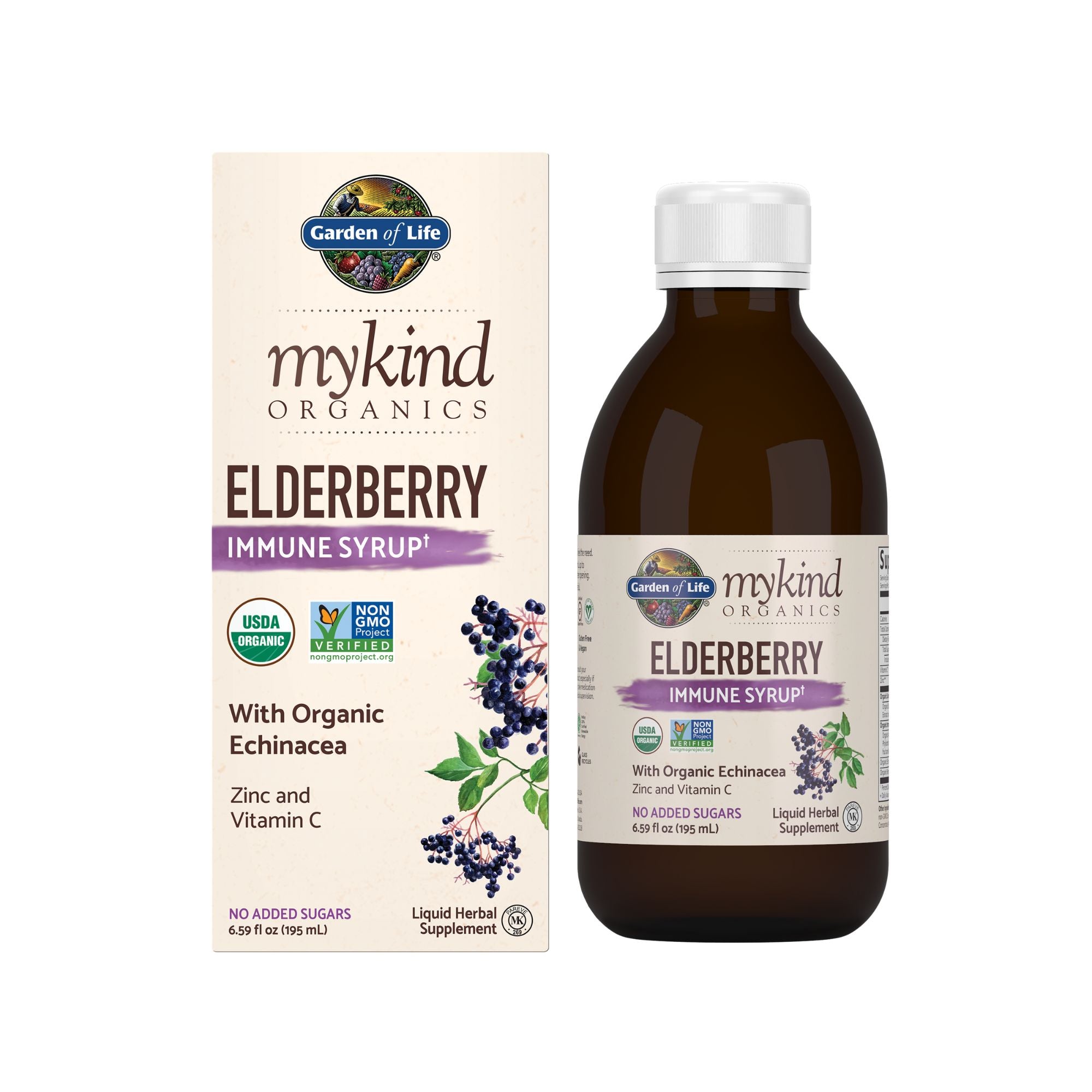 Jarabe de saúco myKind Organics