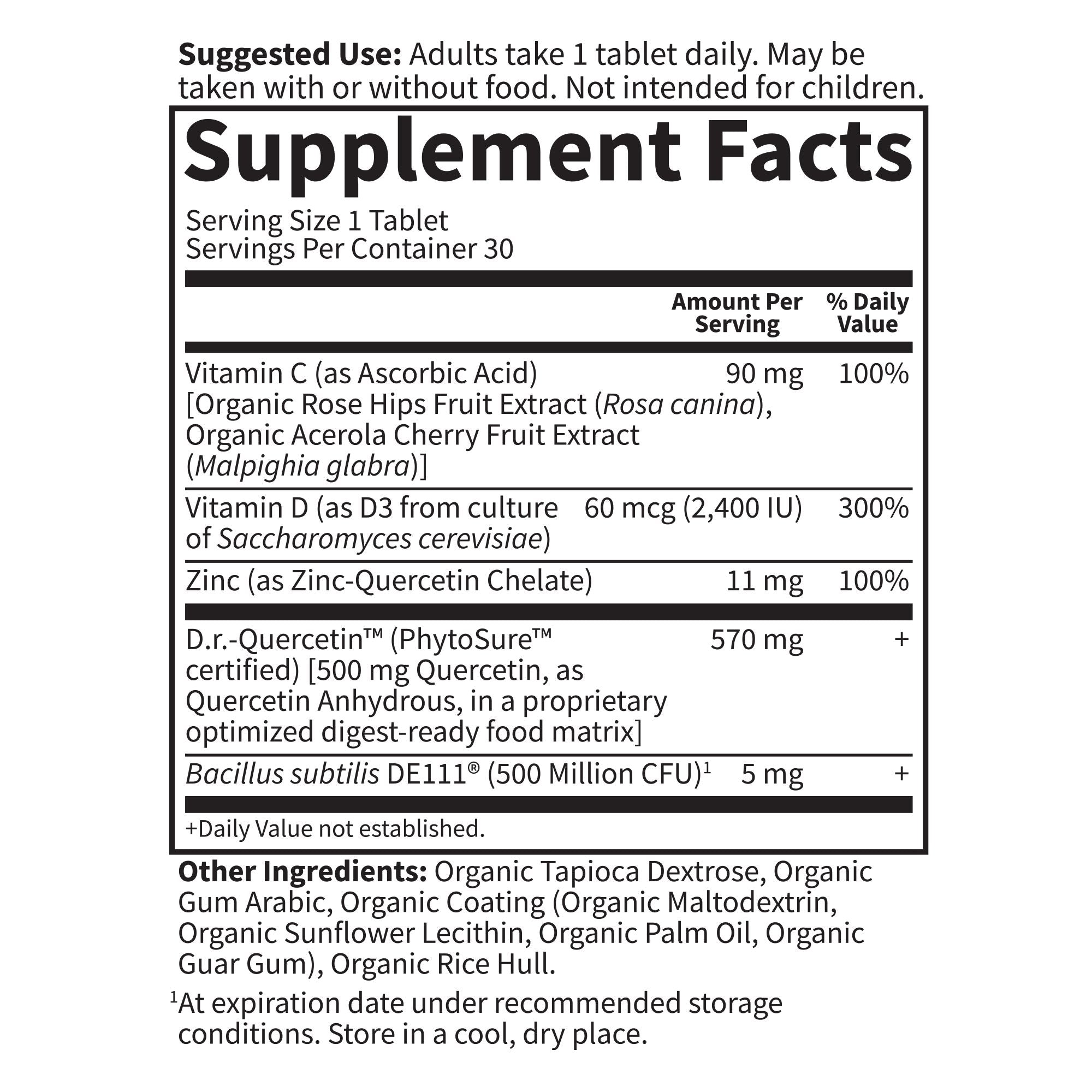 Dr. Formulated Quercetin Immune 30ct