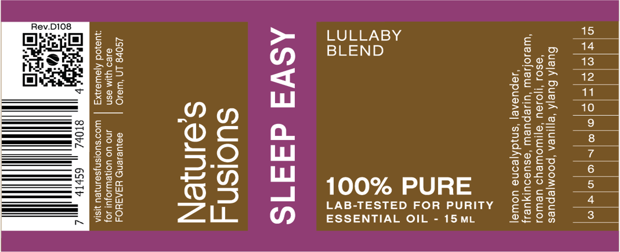 Sleep Easy Essential Oil Blend, 15 mL