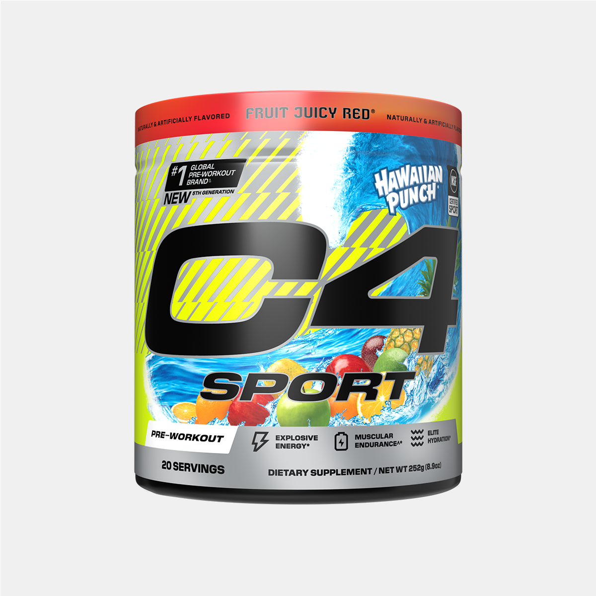 C4 Sport 20 serv Hawaiian Punch® Fruit Juicy Red