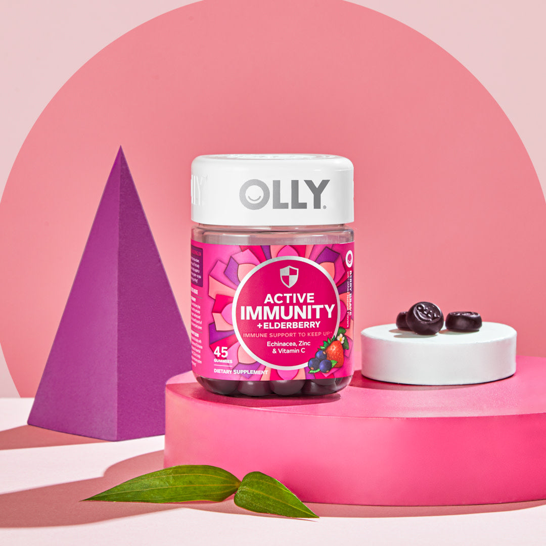 Gomitas OLLY Active Immunity + Elderberry Berry Brave