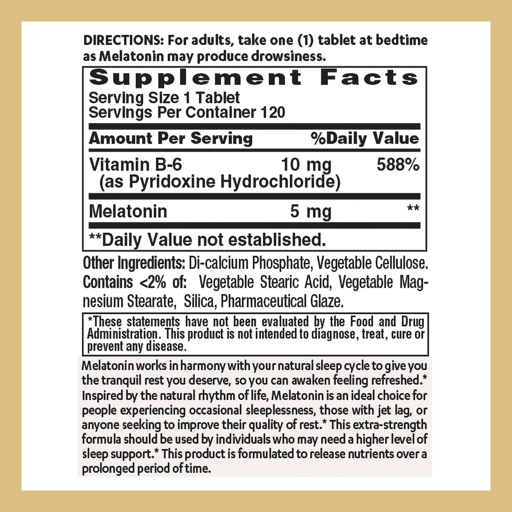 Melatonin 5 mg Timed Release