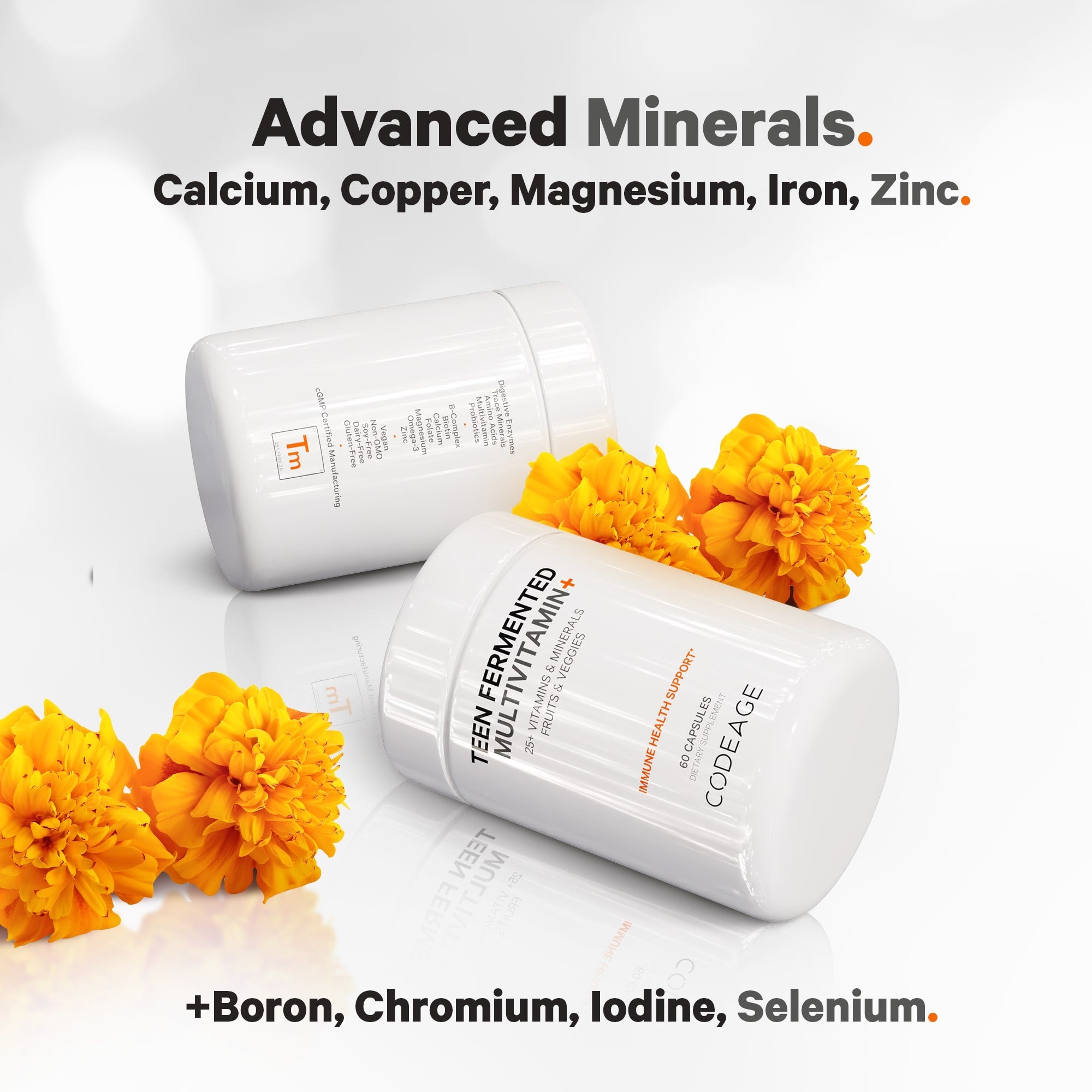 Codeage Teen’s Fermented Multivitamin, 60 Caps
