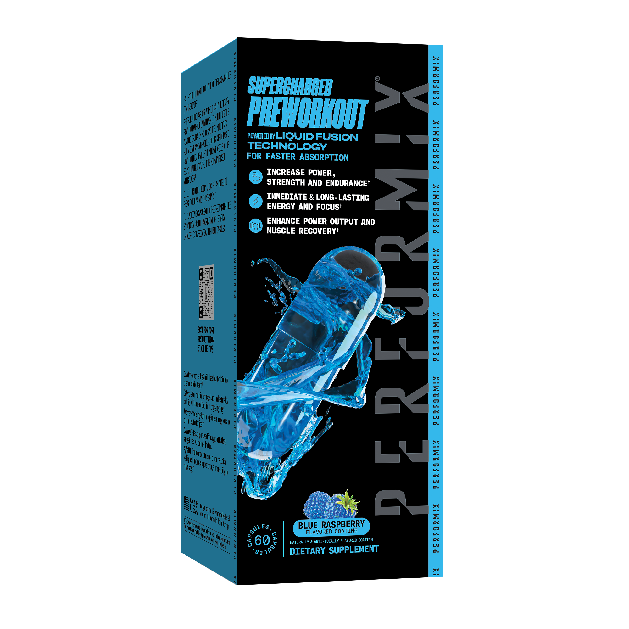 Performix Supercharged Preworkout 60ct