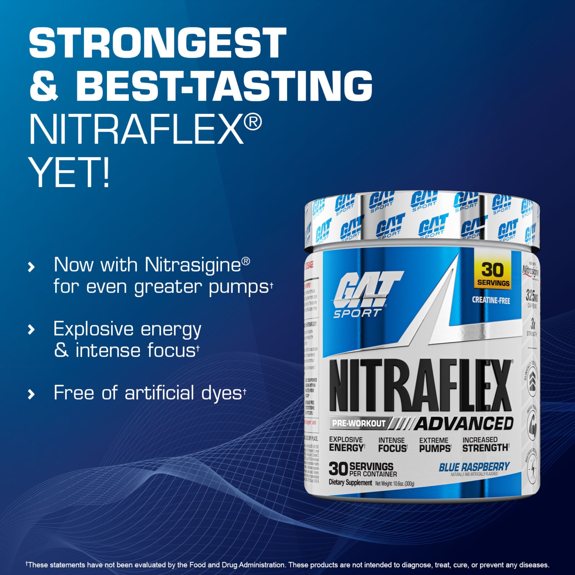 Nitraflex Pre Workout Blue Raspberry