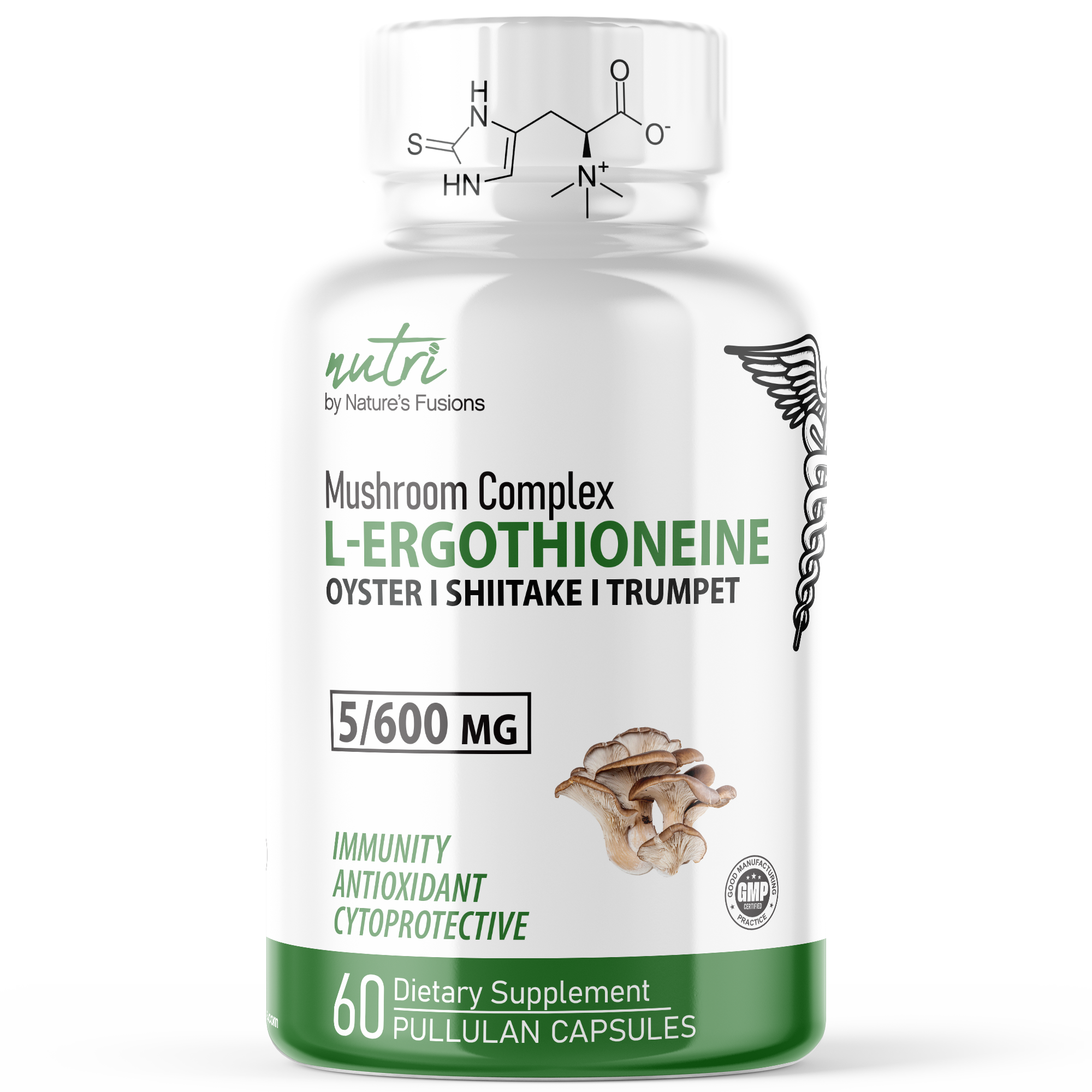 99% Organic Ergothioneine Mushroom complex-60ct