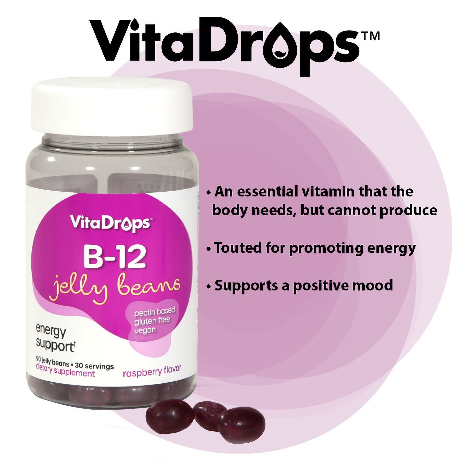VitaDrops Energy B12 Jellybeans 90ct