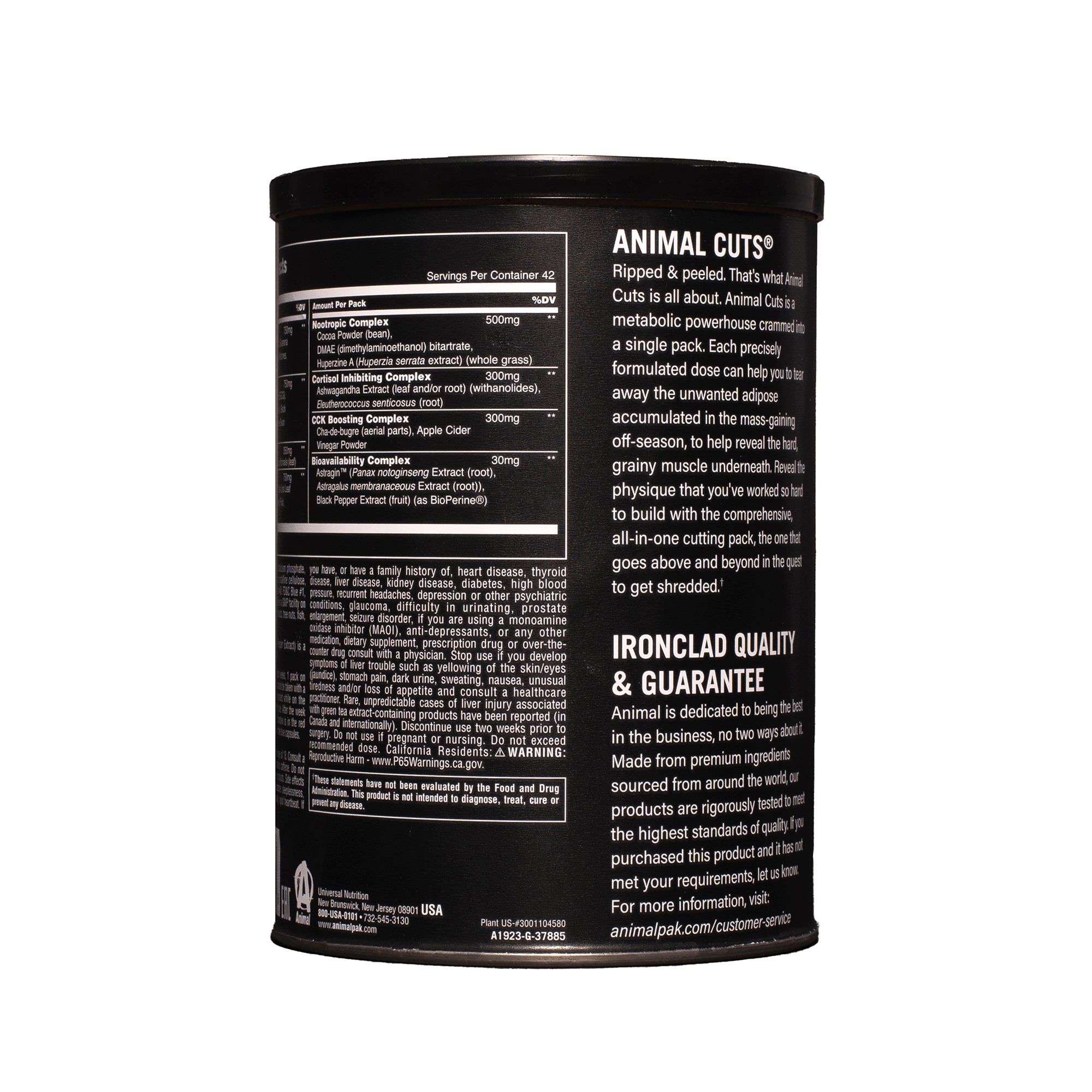 Animal_Cuts_42_Packs-Supplement_Facts
