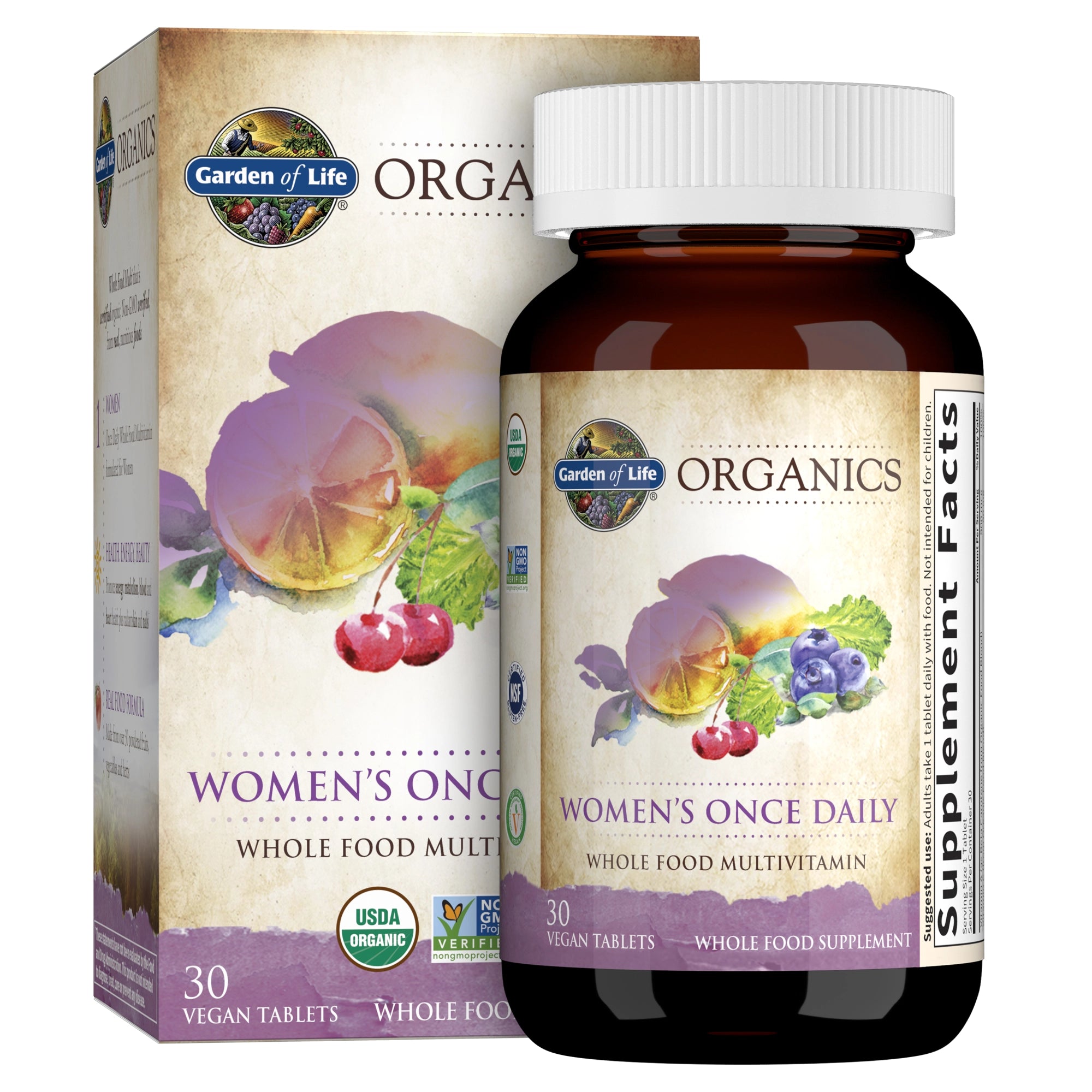 Garden of Life Organics Women's Once Daily Multi