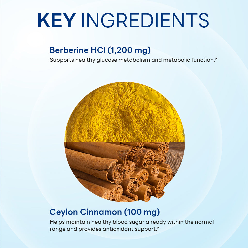 Berberine with Ceylon Cinnamon, Energy and Metabolic, 120 Capsules