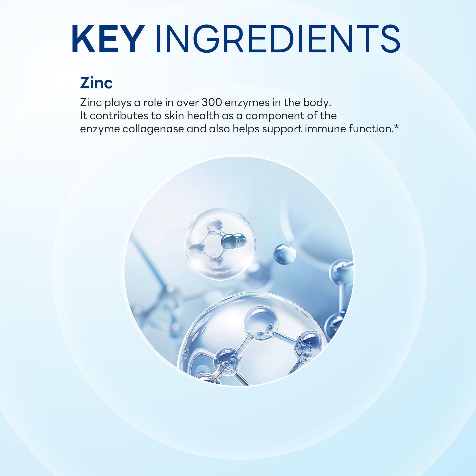 Zinc quelado 50 mg | Vitamin World | Cápsulas | 100 unidades