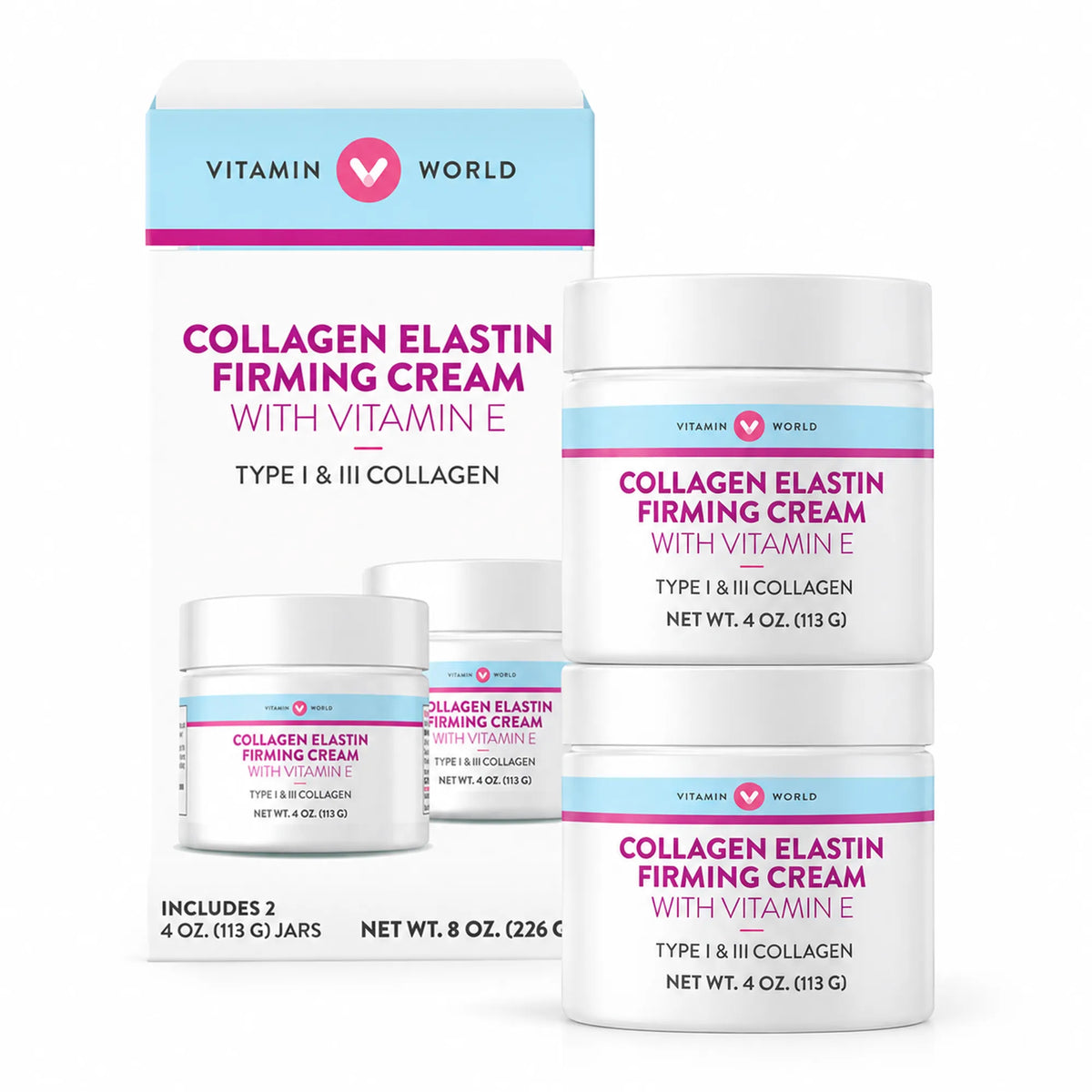 Collagen Elastin Firming Cream With Vitamin E 226g | 8oz