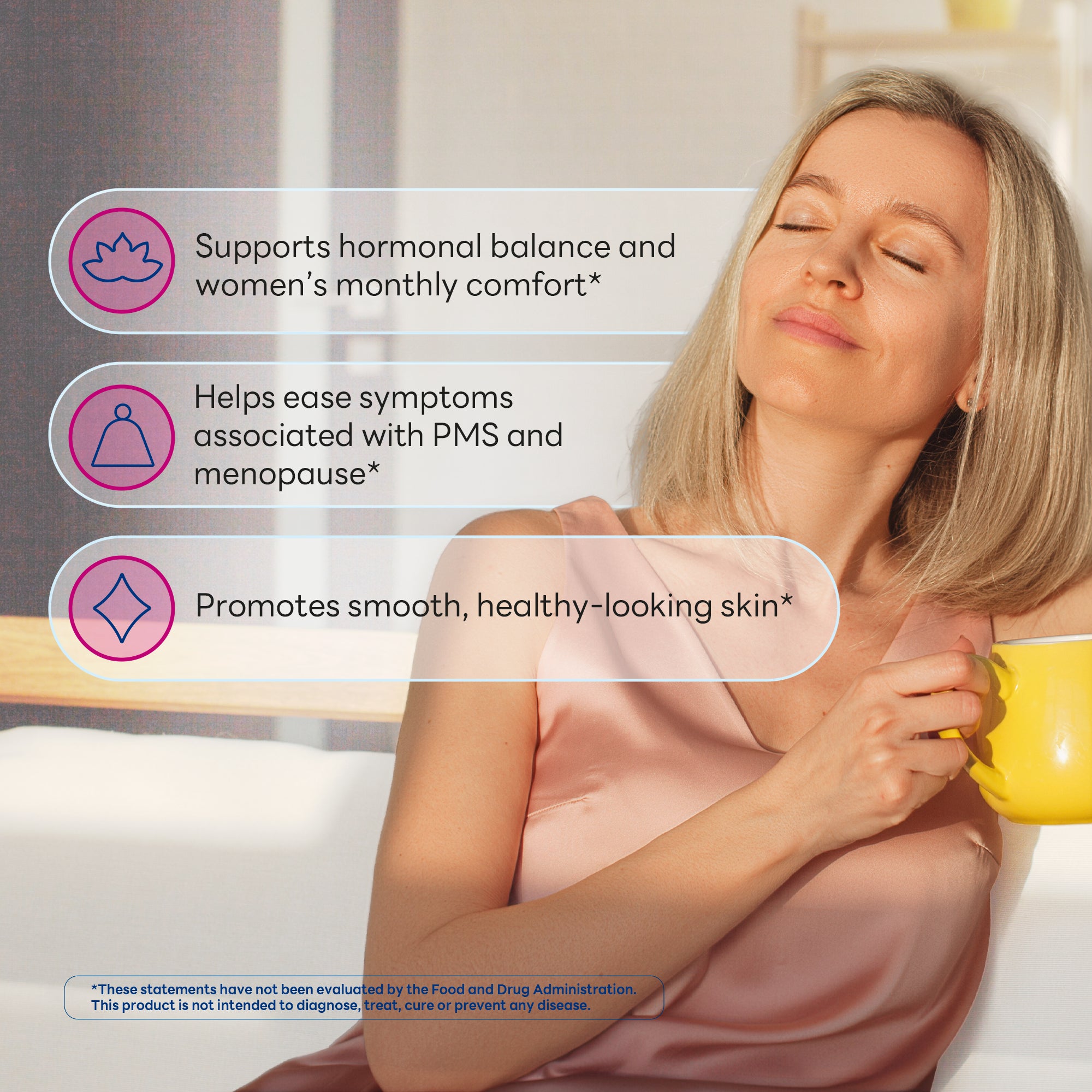 Evening Primrose Oil for Women 1300mg, Beauty Support, 90 Softgels