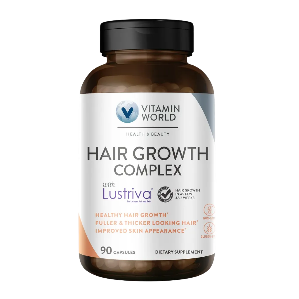 Hair Growth Complex with Lustriva - 60 Capsules