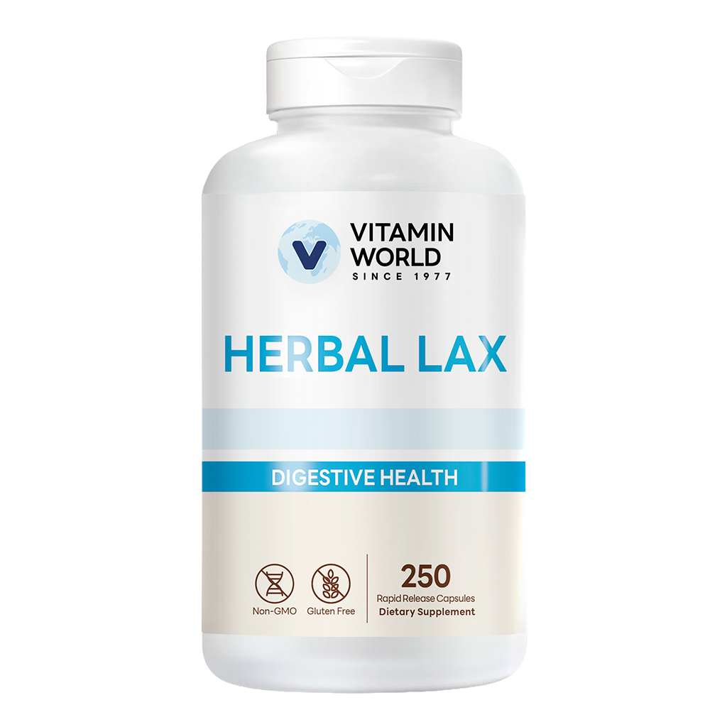 Herbal Laxative Capsules - Healthy Digestive System | 250ct