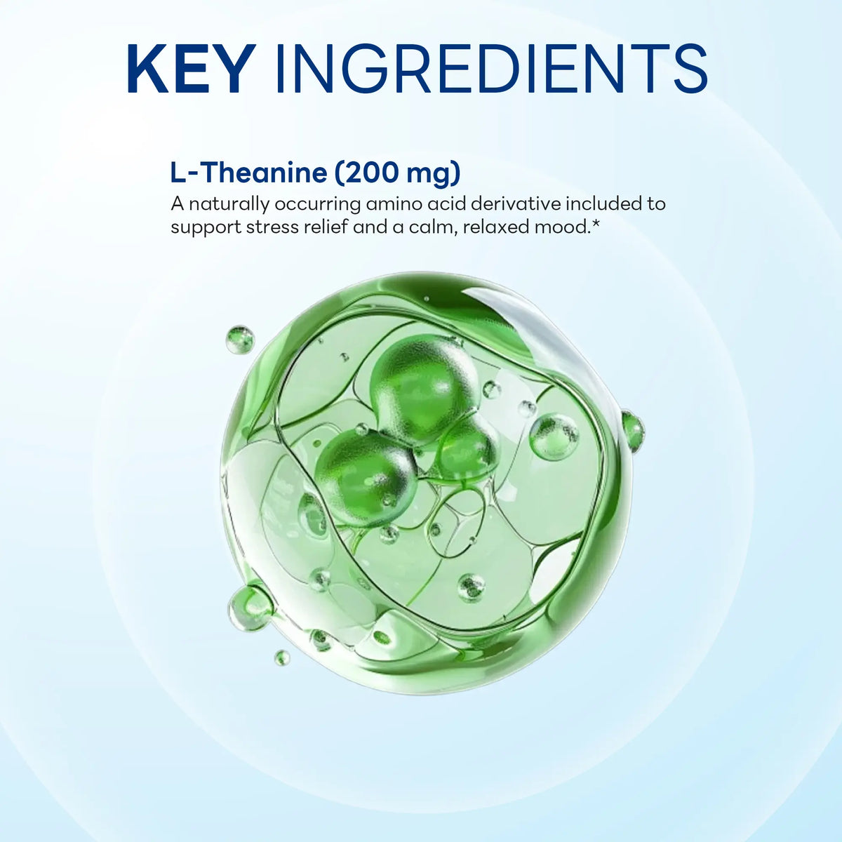 L-Theanine 200 mg, Calm & Relaxation Support, 60 Vegetarian Capsules