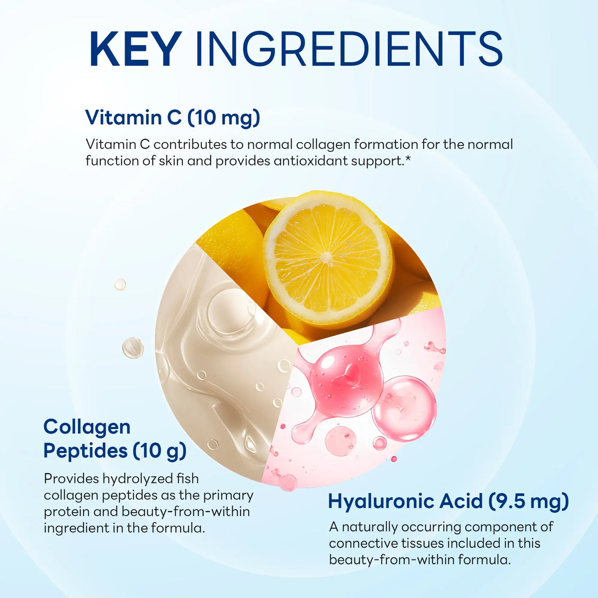 Liquid Fish Collagen Peptides 10,000 mg, Beauty & Hydration Support, 60 ml Bottle