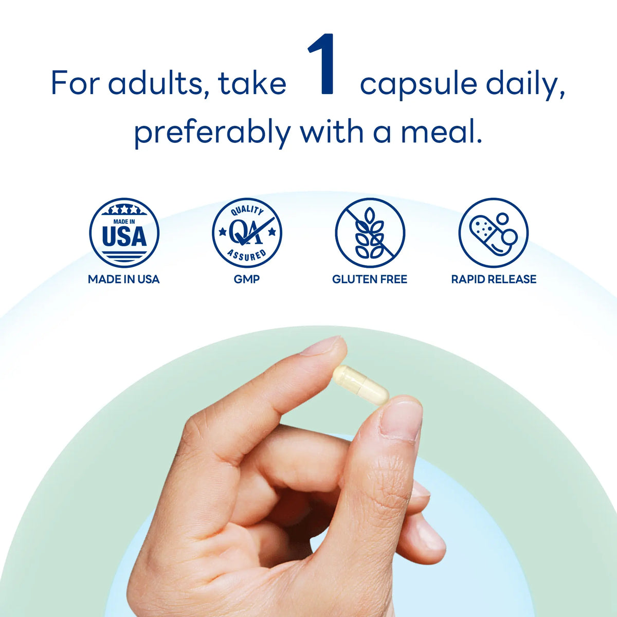 Triple Magnesium Complex 400 mg, Bone, Heart & Metabolic Support, 60 Capsules
