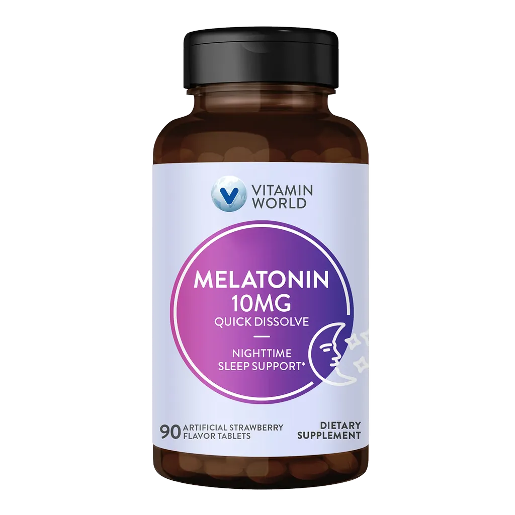 Melatonin Quick Dissolve - Nighttime Sleep Support - 90 Tablets