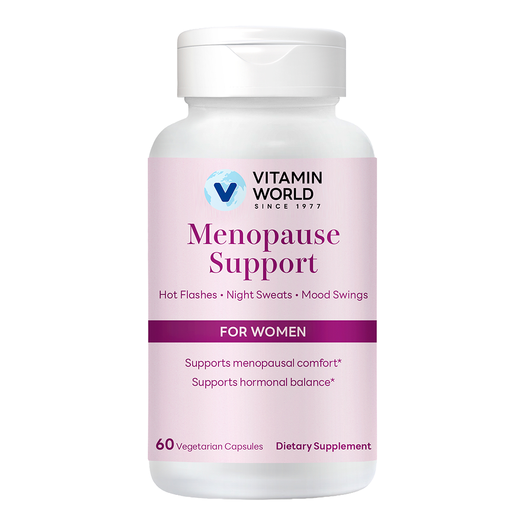 Vitamin World Menopause Support Formula for Women, 60 Vegetarian Capsules