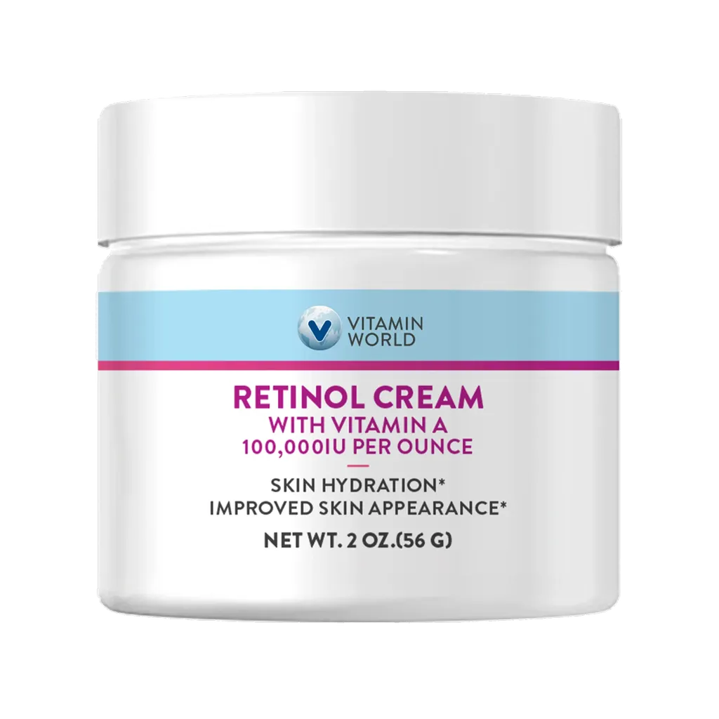 Retinol With Vitamin A 60mg, Skin Health, By Vitamin World