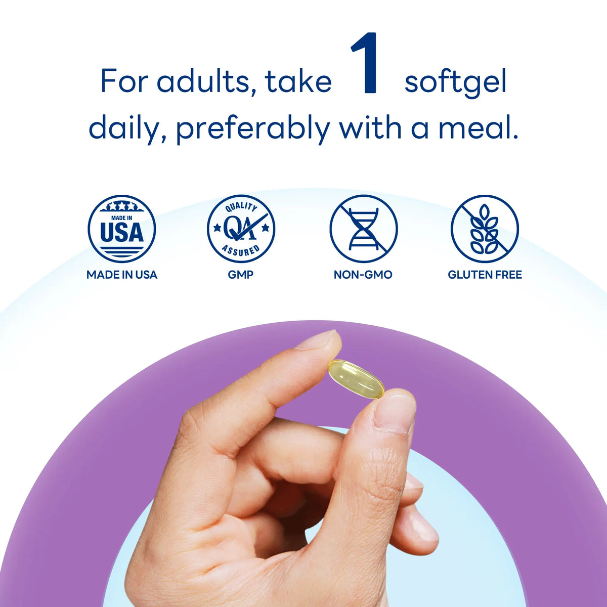 Triple Strength Omega-3 Fish Oil 1,360 mg with EPA & DHA, Heart, Brain & Joint Support, 180 Softgels