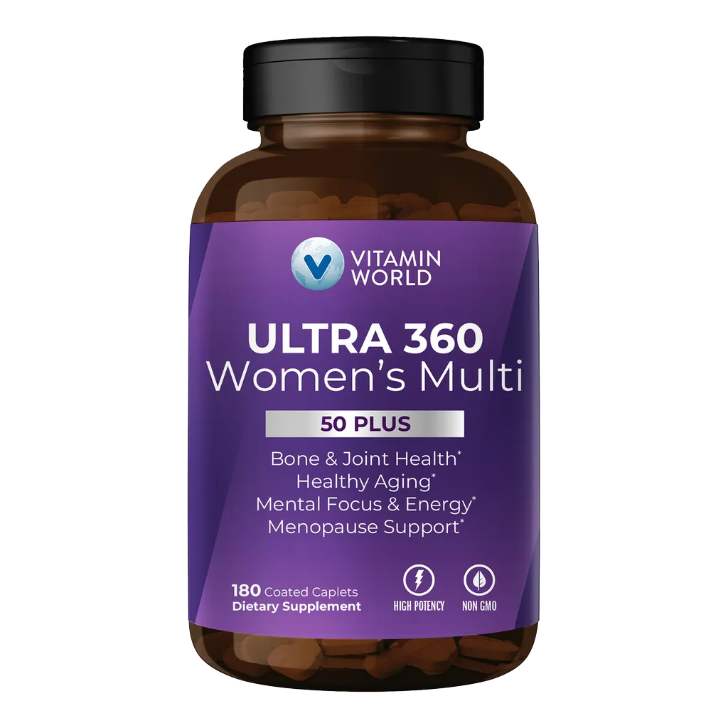 ULTRA 360 Women's Multivitamin 50 Plus 180 Caplets