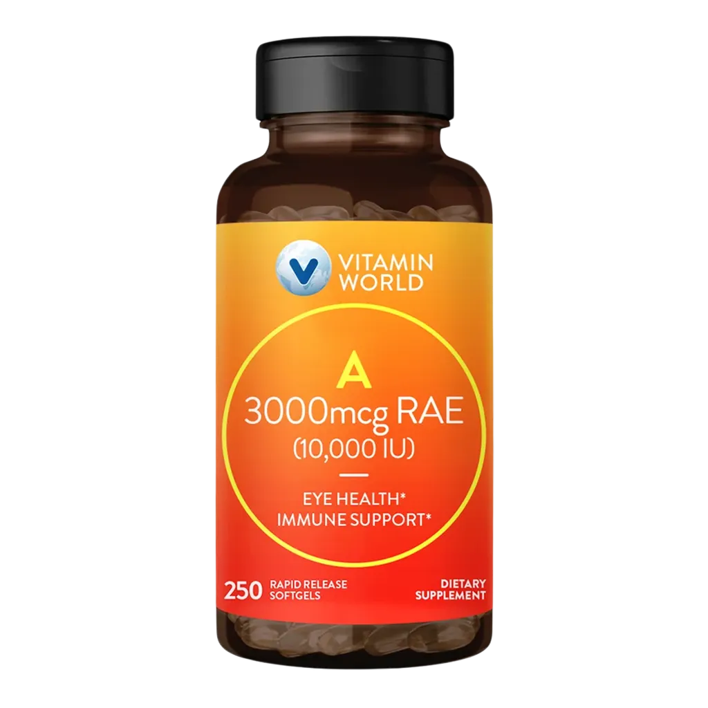 Vitamin A 3000mcg Softgel | 250ct