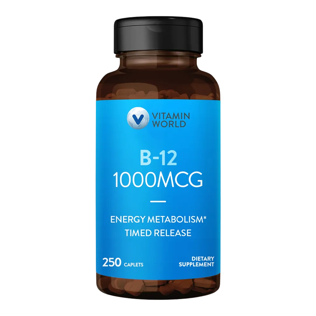 Vitamin B-12 1000 mcg - 250 Caplets