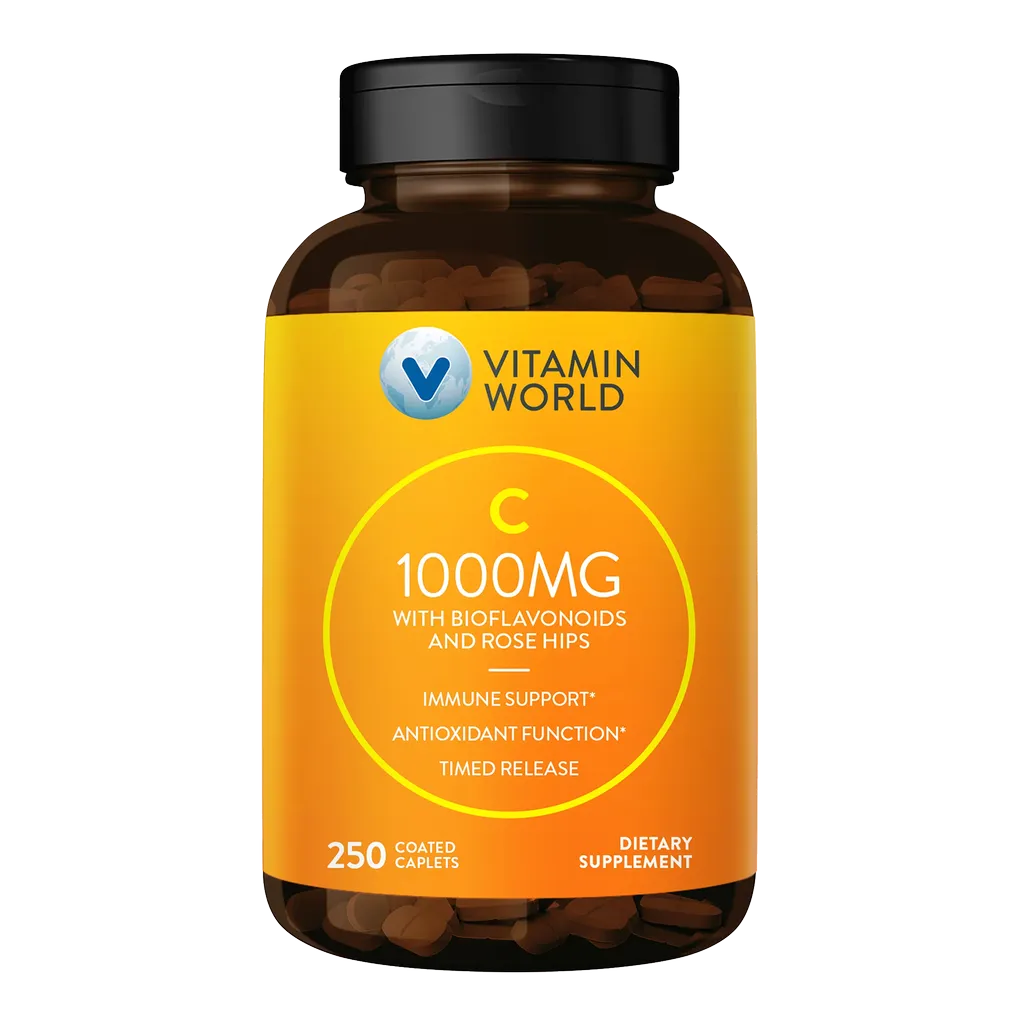 Vitamin C with Bioflavonoids and Rose Hips - Immune Support, Antioxidant Function