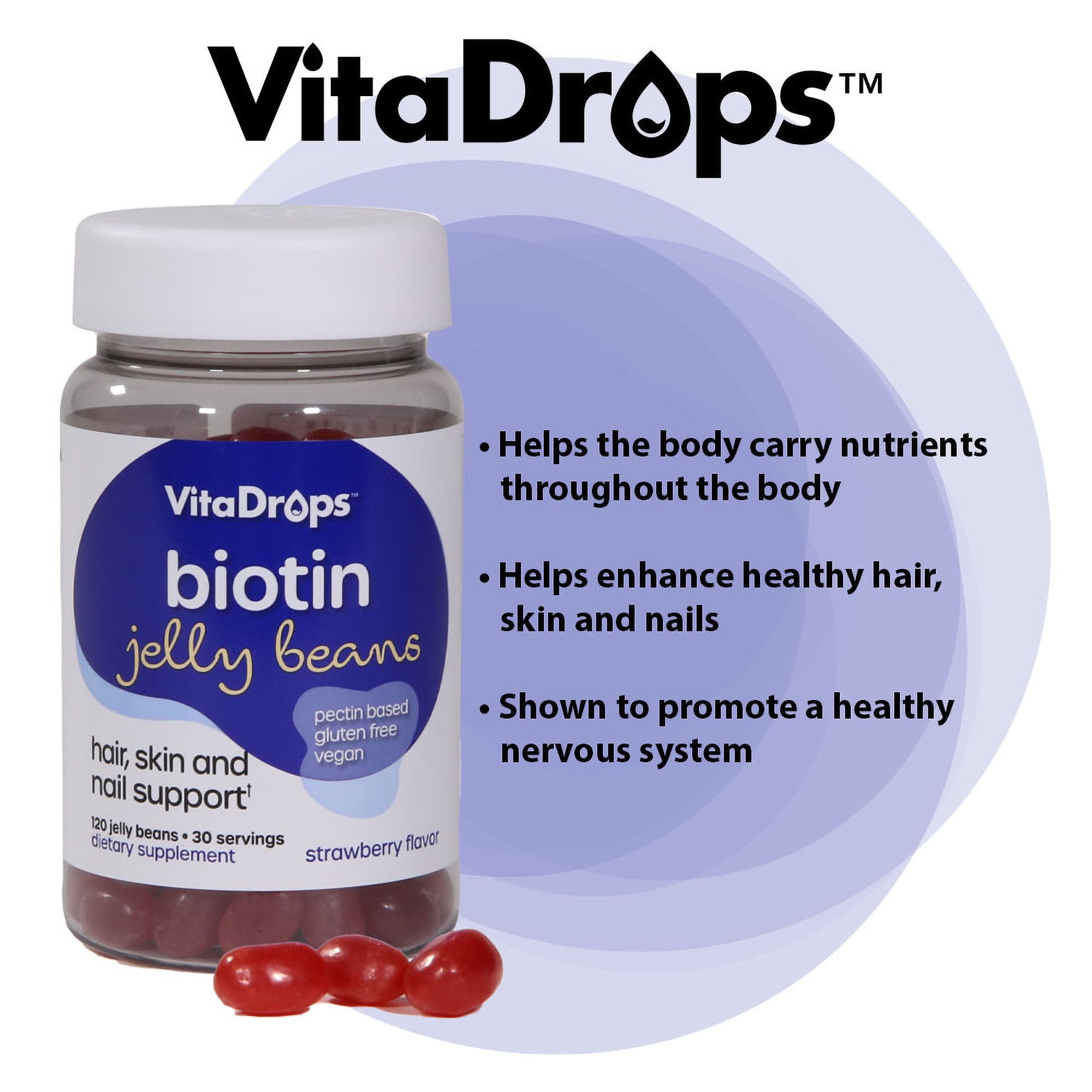 VitaDrops Biotin Jellybeans