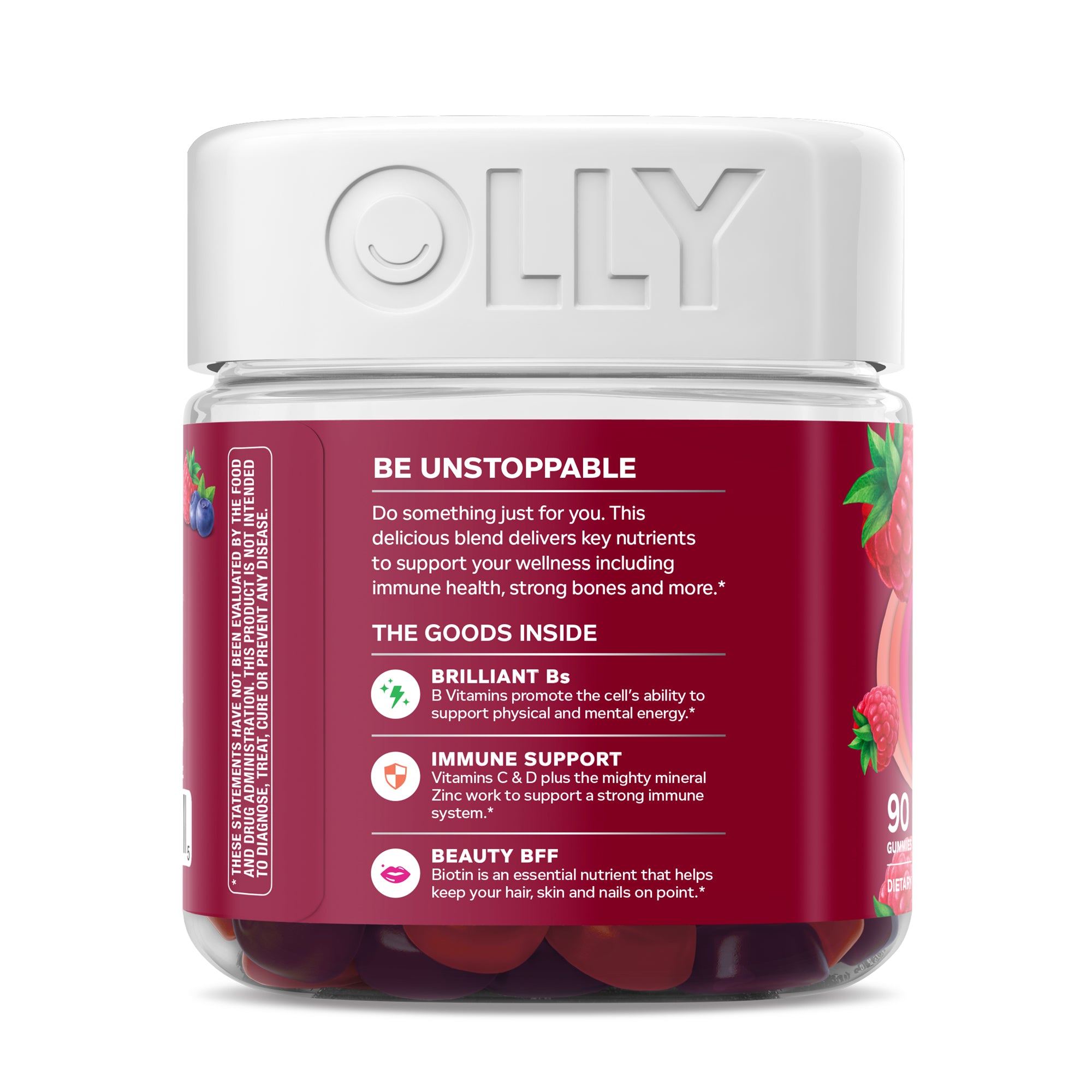 OLLY Women's Multivitamin Blissful Berry Gummies