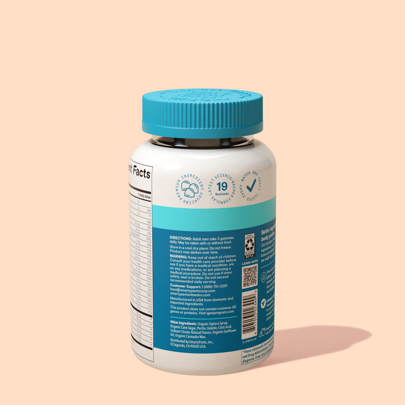 Pantalones Smarty para hombre talla grande Multi y Omegas 90ct