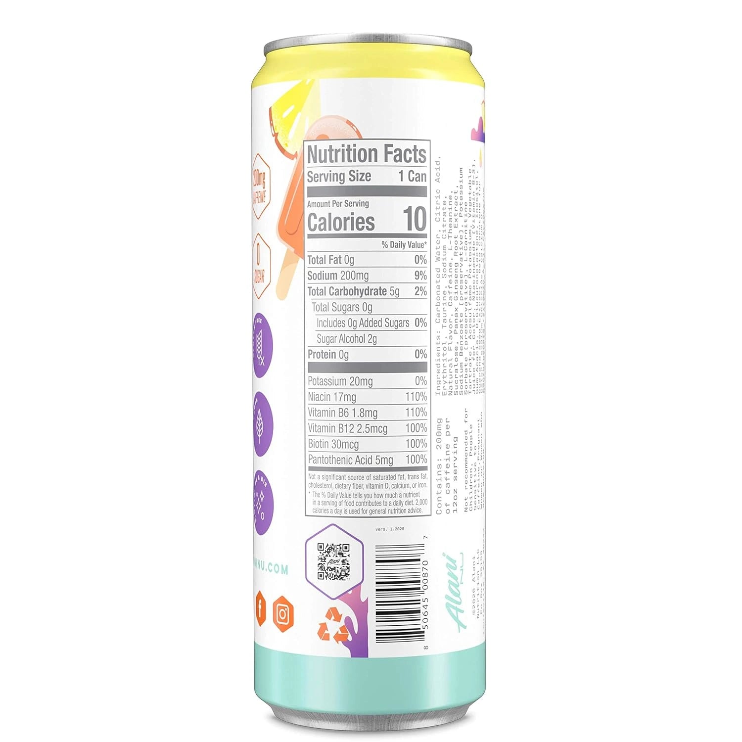 Bebida energética Alani Nu Tropiscle 12 oz