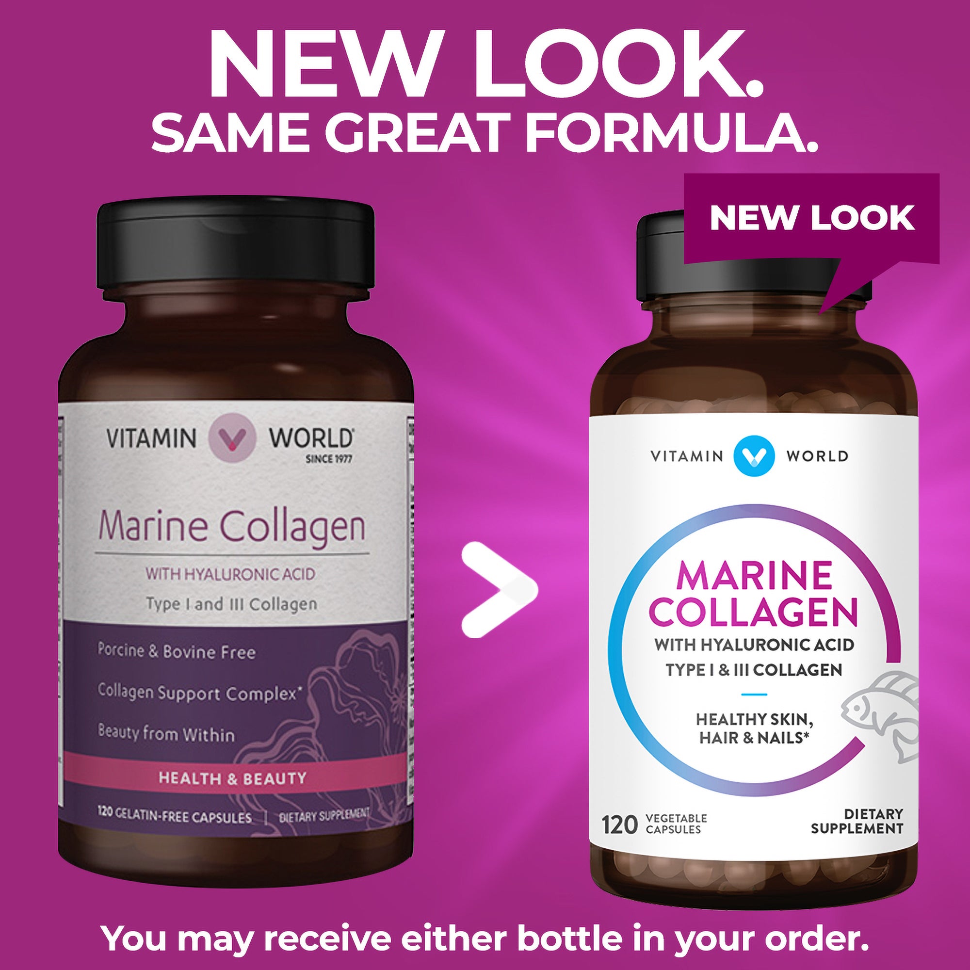 Colágeno marino con ácido hialurónico