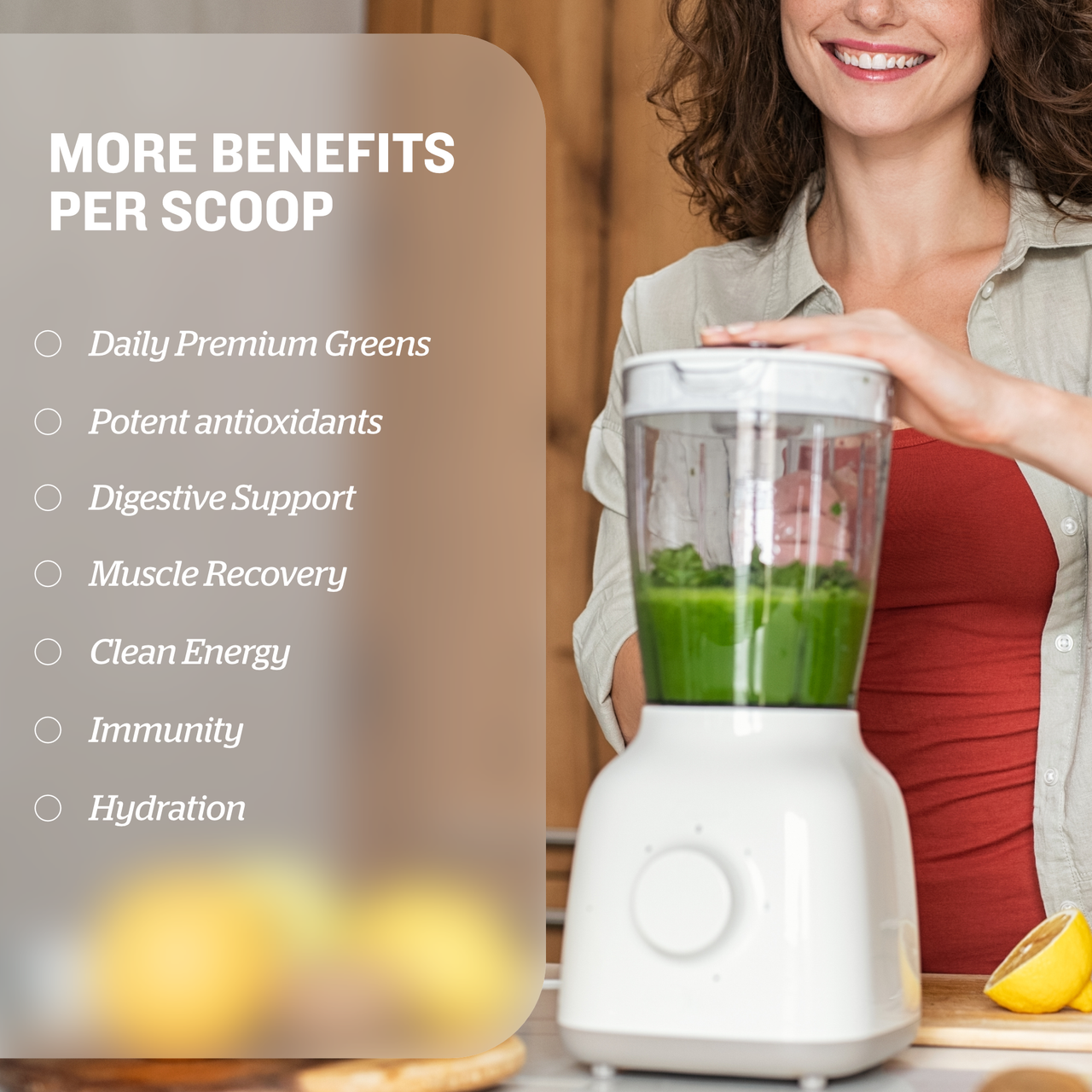 Supergreens & Protein, 8 oz, orgánico