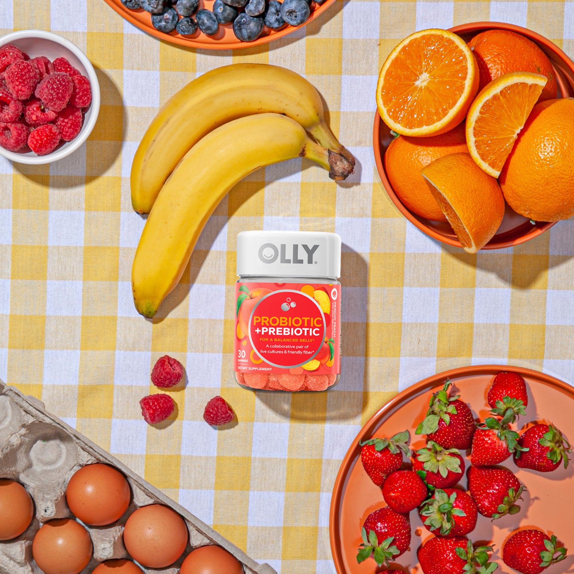 OLLY Probiótico + Prebiótico Melocotón Melocotón