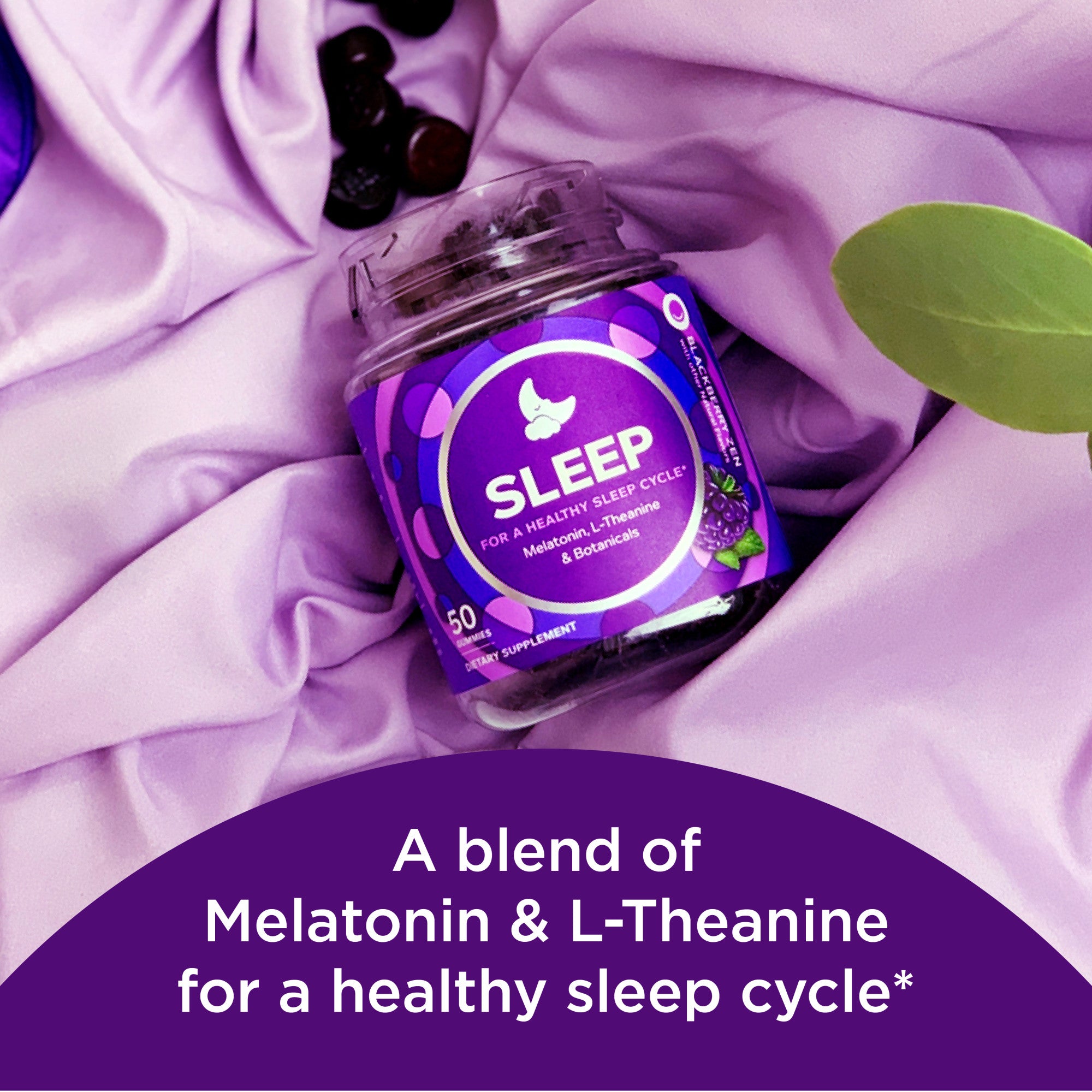 OLLY Sleep Blackberry Zen Gummies
