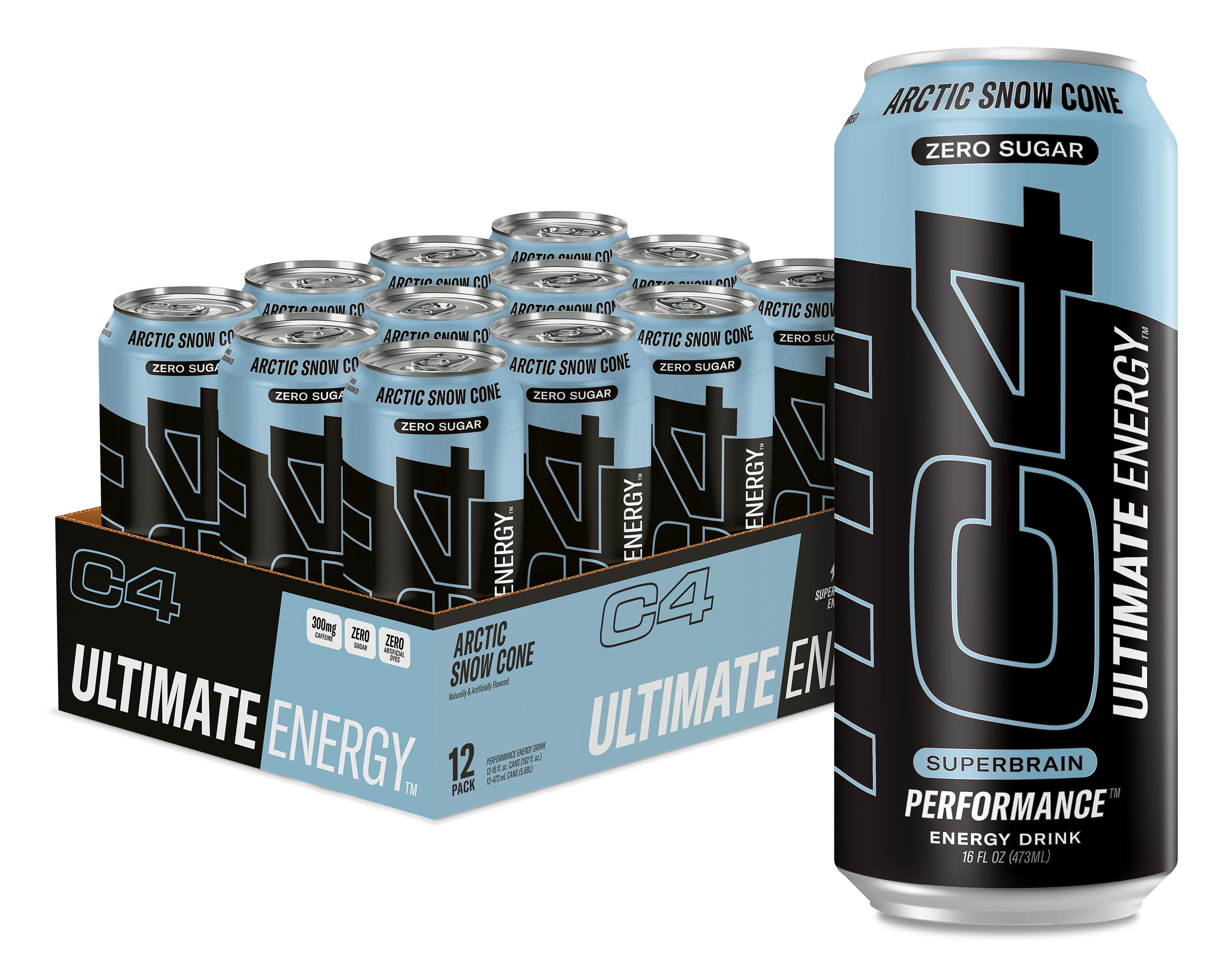 C4 Ultimate Carbonated Arctic Snowcone CASE